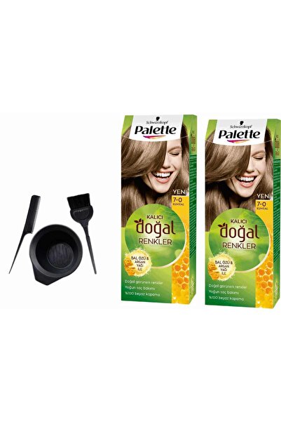 Palette Natural Saç Boyası 7.0 Kumral 50mlx 2 Adet