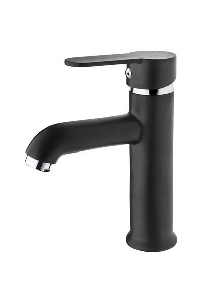 HMS Pisa Open Close Sink Faucet Black