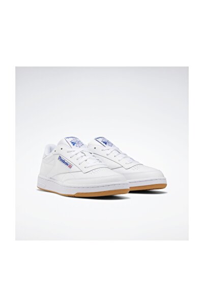 Reebok Erkek Çocuk Sneaker CLUB C 85           WHITE/ROYAL/GUM AR0459