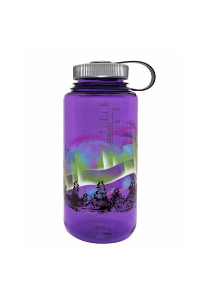 NALGENE Purple Patterned Water Bottle