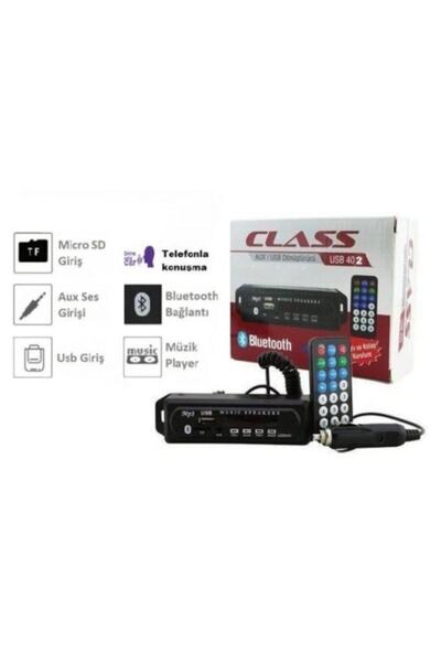 Genel Markalar Çakmaklık Girişli Oto Teyp Dönüştürücü Bluetooth Aux-sd Kart Usb Çevirici Board Dıgıtal 12v