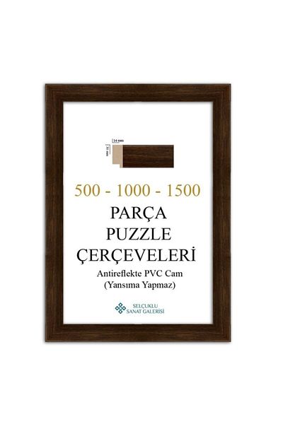 Selçuklu Sanat Puzzle Frame 30 Mm 34x96 Cm Brown