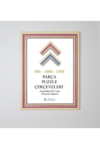 Selçuklu Sanat Puzzle Frame 53 Mm 34x96 Cm Claret Red