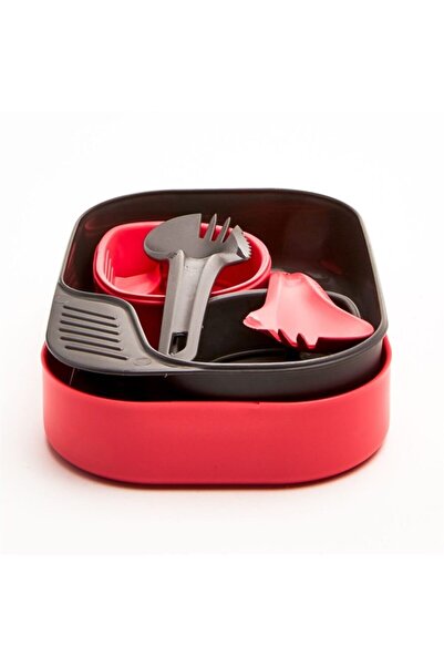 Wildo مجموعة أطباق كامب-أ-بوكس الثنائية الخفيفة بيتايا بينك