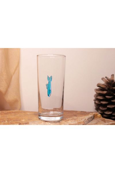 ADAMODART Blue Fish Single Raccoon Cup