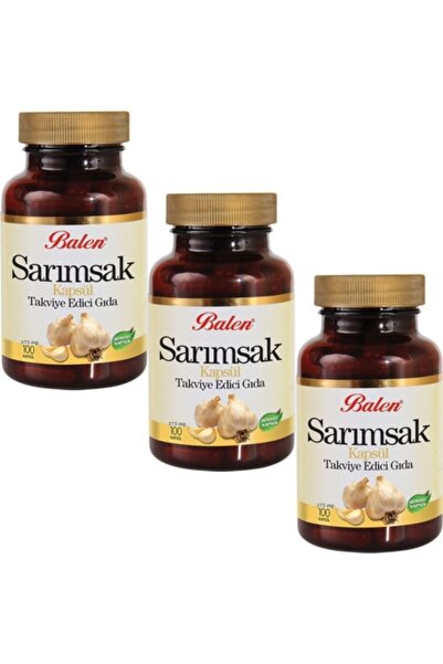 Balen Sarımsak 100 Kapsül 3 Adet