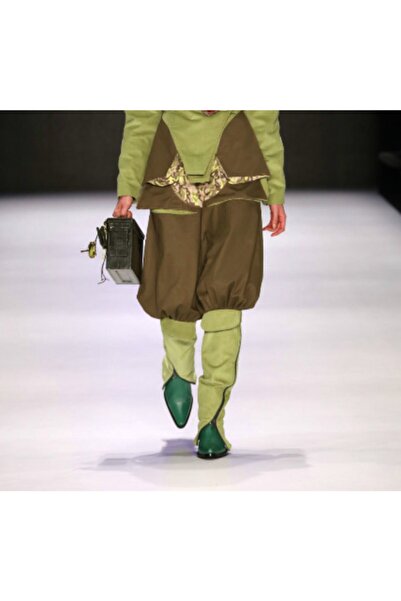 Futuristiklover Yeşil Kamuflaj Pantolon