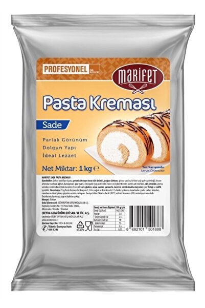 Genel Markalar Sade Pasta Içi Kreması 1 Kg