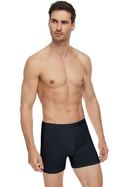 Tutku Ανδρικό μπόξερ μαύρο Lycra Elastane