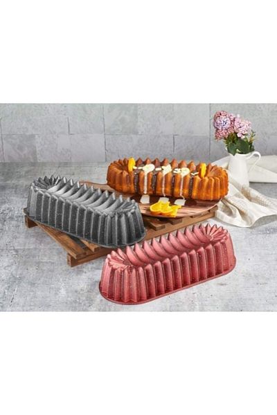Cosiness White Granite Everest Cast Cake Mold 35 cm