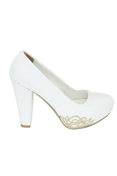 TRENDYSHOES Pantofi de mireasă de damă cu toc gros