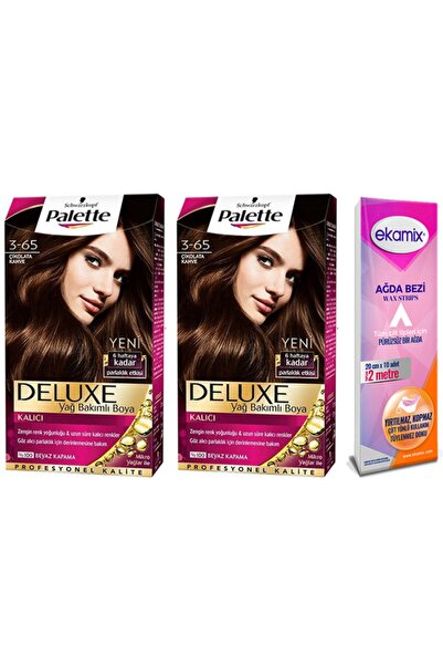 Palette Deluxe Set Saç Boyası 3 65 Çikolata Kahve 2 Adet