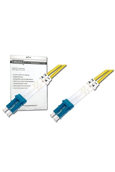 Assmann Digitus LC-LC Fiber Optik Patch Kablo, 2 metre, Singlemode, Duplex, 0...