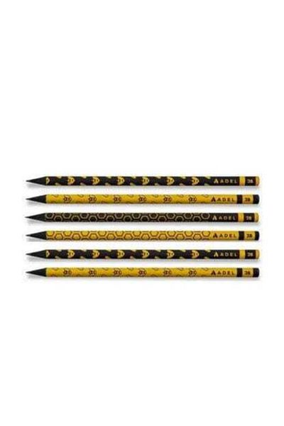 Adel Blackline 2b Bee Pencil 6 Pieces