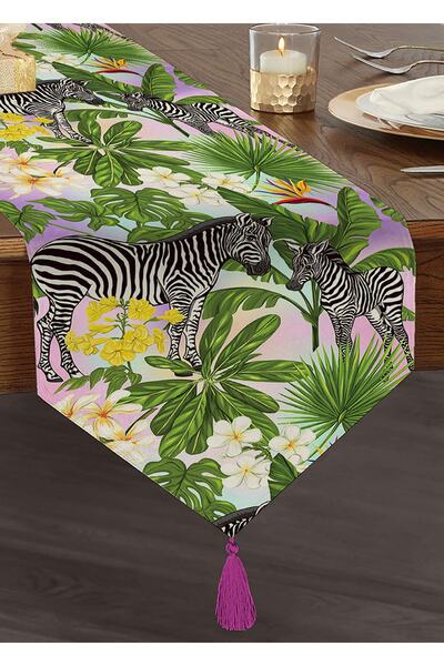 Realhomes الملونة الغريبة زيبرا نمط الحديثة تصميم خاص معنقدة الشنيل مثلث عداء