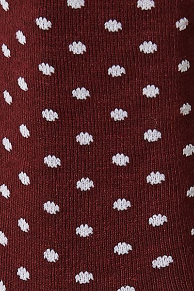 ALTINYILDIZ CLASSICS Men's Burgundy Burgundy Patterned Long Socks