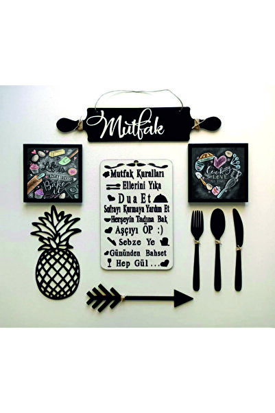 HOBİ55 Dekoratif Mutfak Kuralları Konsepti Hb 1955