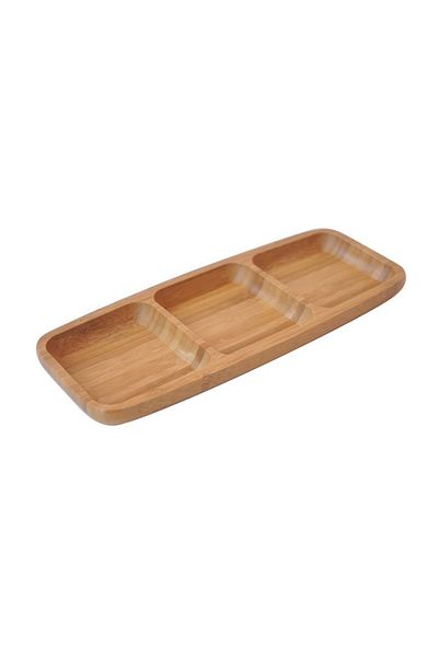 Bambum Set of 3 Wooden Sauce Bowl Ganberi