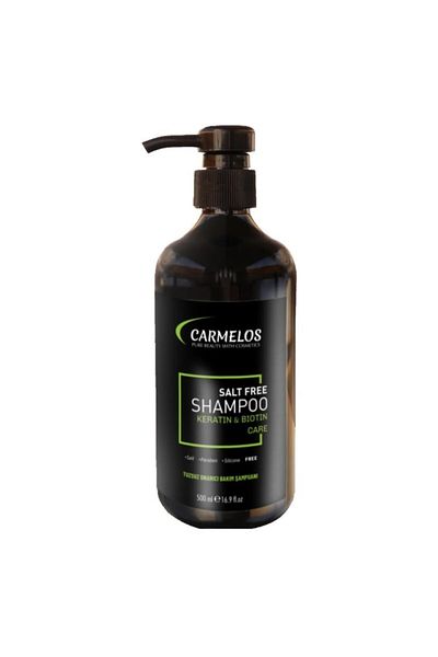 Carmelos Keratin & Biotin Shampoo 500 ml Special for Sensitive and Heavy Treated Hair