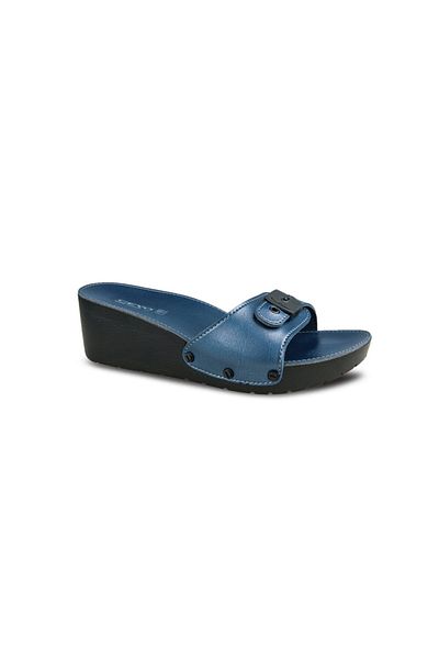Ceyo Women's Pearlescent Navy Blue Summer Slippers 9969 Minelli
