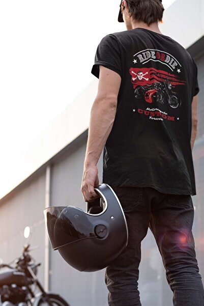 Ride or Die Sür Ya Da Öl Mottolu Süprem Pamuklu Tişört