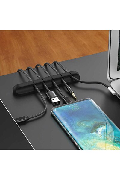 Adil Baba حامل كابل مكتبي ذو 5 قنوات