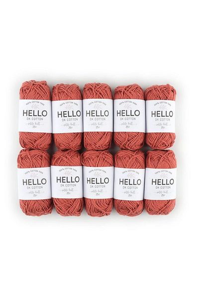 Hello Βαμβακερή κλωστή πλεξίματος - Dk Cotton Yarn 117