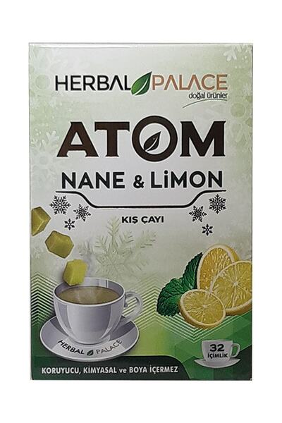 Herbal Palace شاي أتوم عضوي بالنعناع والليمون بنكهة طبيعية 150 جرام