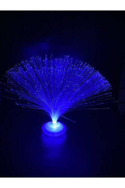 Genel Markalar Işıklı Püskül Dekoratif Gece Lambası Kırmızı