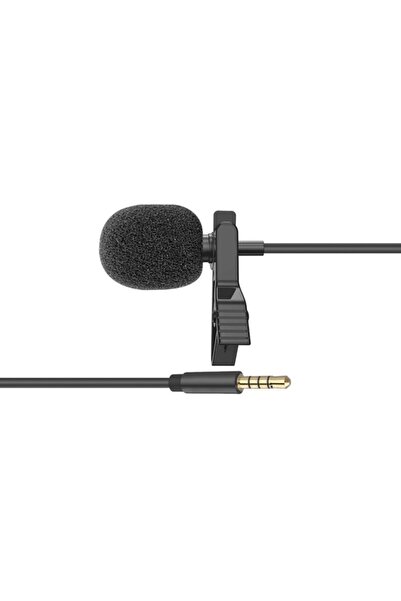 Snopy Sn-m20 Siyah Akıllı Telefon Ve Youtuber Metal Mandallı Yaka Mikrofonu