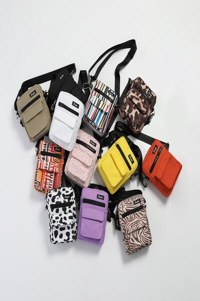 Fudela Cross Strap Comfortable Daily Use Shoulder Bag Red Patterned