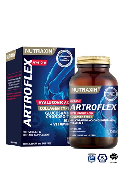 Nutraxin Artroflex Glukozamin Ve Kollajen Içerikli Eklemlerin Dostu Hya-c-ıı 90 Tablet