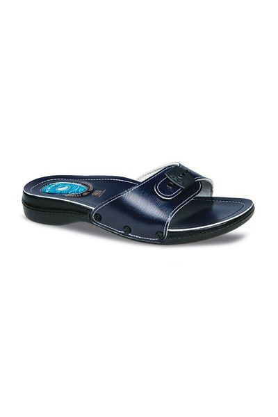 Ceyo Γυναικείες παντόφλες Navy Blue Minelli Yalık 6500 1