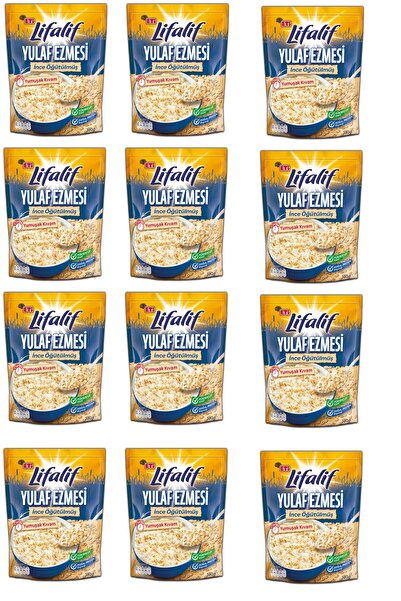Eti Lifalif Ince Öğütülmüş Yulaf Ezmesi 350 G X 12 Adet