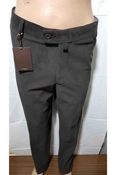 LAMPART Erkek Kahverengi Pamuklu Kadife Pantolon