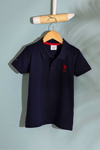 U.S. Polo Assn. Navy Blue Boy's T-Shirt Basic
