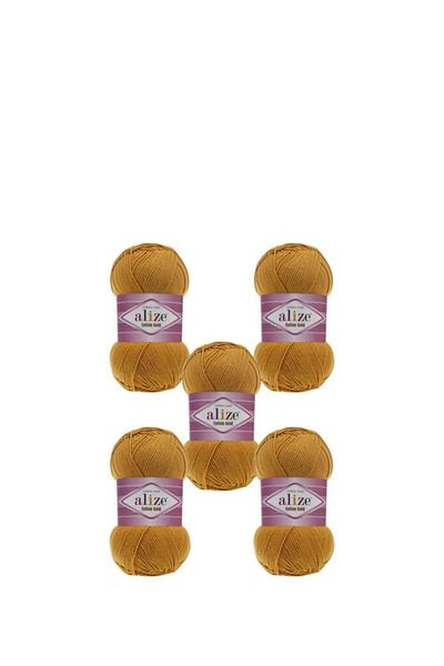 Alize Mustard Cotton Gold 02 (ΣΥΣΚΕΥΑΣΙΑ 5 ΤΩΝ)