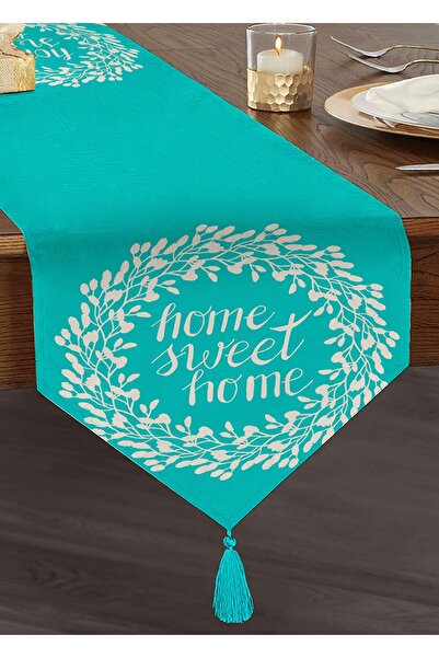 Realhomes Home Sweet Home Digitalno štampana dekorativna trokutasta staza od ...