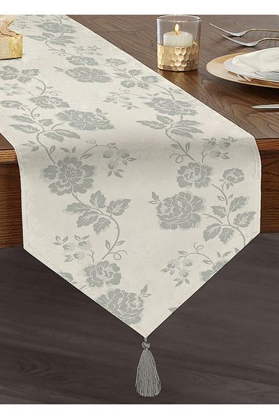 Realhomes Design personalizat Imprimat digital Decorativ Tufted Chenille Triunghi Runner