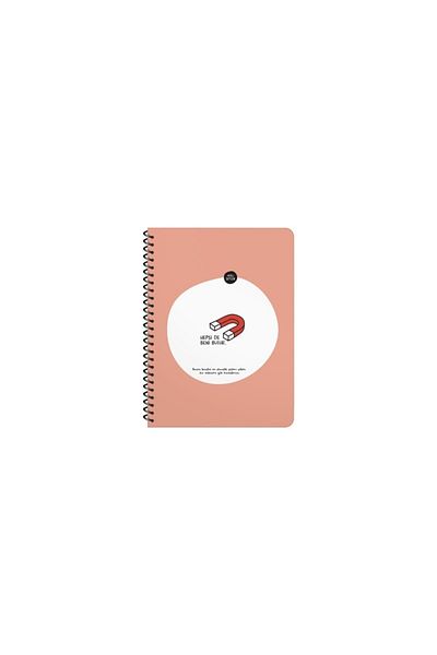 Hisli Şeyler Checked Notebook - All Find Me 16.5x22.5