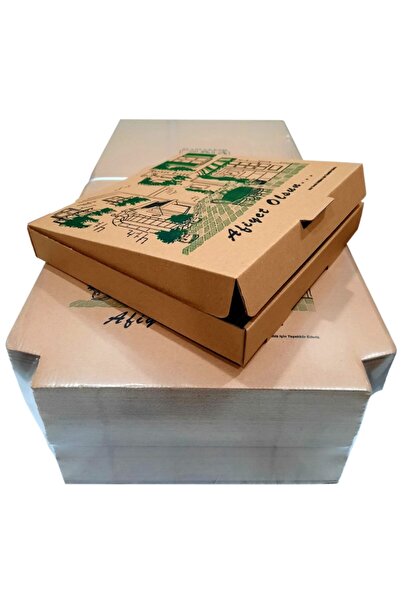 EFEPA Karton Pizza Kutusu 26x26x4 Cm. ( 100'lü Paket )
