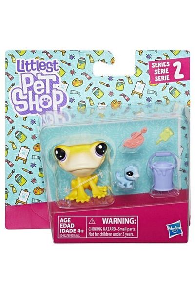 Minişler Pet Shop Miniatures and Their Babies Iggy Frogstein, Mitzı Mclızard Miniatures Pet Shop Original Miniatures Lps