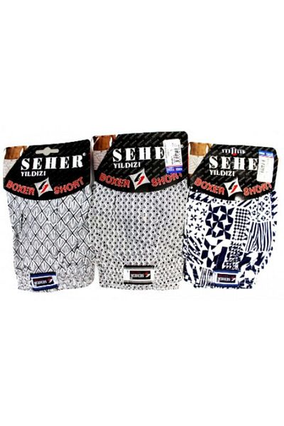 Seher Yıldızı Ανδρικά Boxers Mixed Pattern 6 Pack Νέα σεζόν
