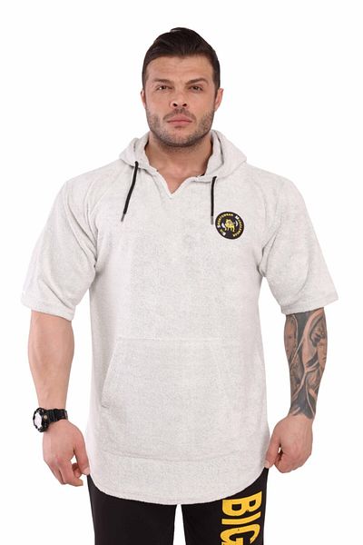 Big Sam Outdoor Towel Hooded T-shirt 3288