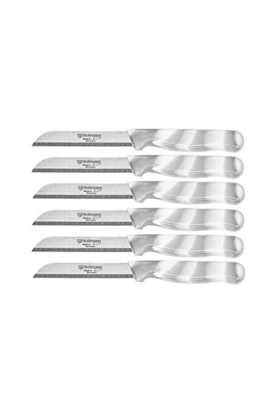 Solingen Mermer Desenli Açık Gri 6’lı Meyve Bıçağı Seti