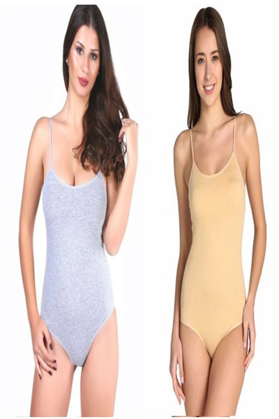 Tutku Body cu snap-on cu cârlig din Lycra, gri piele, pachet de 2, cu curea de frânghie
