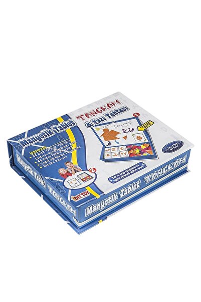 Diytoy Diytoy, Manyetik Tablet Tangram, Yazı Tahtası, 96 Parça, Magnet Tangra...