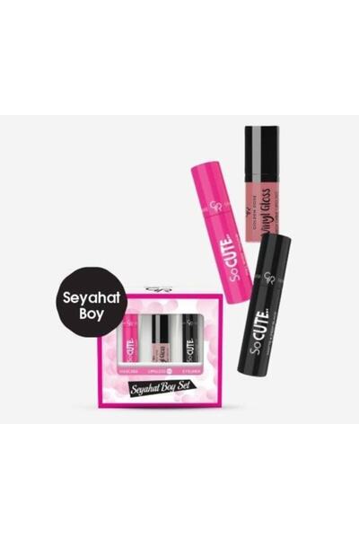Golden Rose Seyahat Boy Maskara, Lipgloss(04) Eyeliner