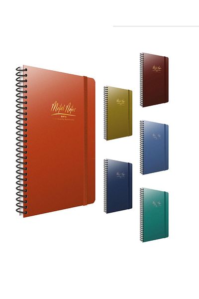 Gıpta Caiet cu rigle cu note metalice 17x24 80 coli