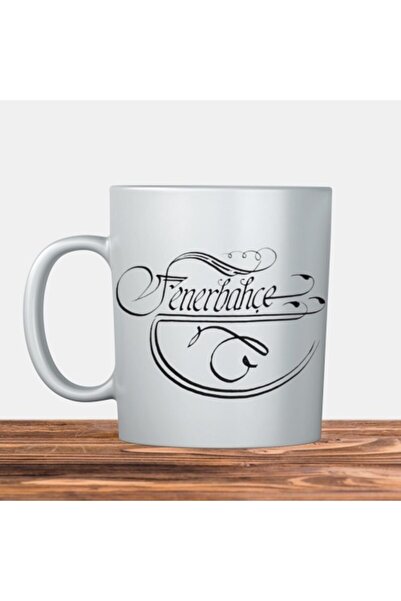 Kütahya Porselen Hat Yazısı Ile Fenerbahçe Yazılı Kupa Bardak